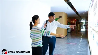 Indian customer visited us to inquire about Aluminum Foil Indian customer visited us to inquire about Aluminum Foil